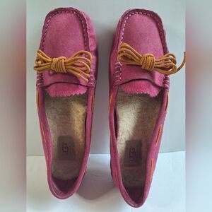 UGG Australia Women's Shoes Meena Size 8 Fuchsia Pink Orange Suede